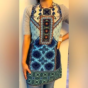 NEW Patterned mini dress, size 3/4, summer wears